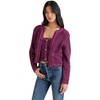 image:imageSteve Madden Womens Apparel Emelia Sweater JacketAubergine