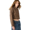 image:imageSteve Madden Womens Avie JacketBrown Plaid Mix