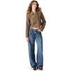 image:imageSteve Madden Womens Avie JacketBrown Plaid Mix