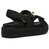 image:imageSteve Madden Womens Bigmona Platform SandalsBlack Raffia