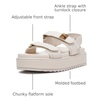 image:imageSteve Madden Womens Bigmona Platform SandalsBone Leather