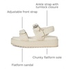 image:imageSteve Madden Womens Bigmona Platform SandalsBone Woven