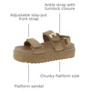 image:imageSteve Madden Womens Bigmona Platform SandalsTaupe Suede