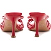 image:imageSteve Madden Womens Edna Heeled SandalRed Leather