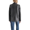 image:imageSteve Madden Womens Faux Leather Boyfriend BlazerBlack