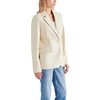 image:imageSteve Madden Womens Faux Leather Boyfriend BlazerBone