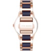 image:imageSteve Madden Womens Genuine Crystal Accented Bracelet WatchNavy BlueRose Gold