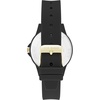 image:imageSteve Madden Womens Genuine Crystal Accented Silicone Strap WatchBlack