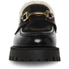 image:imageSteve Madden Womens Lando LoaferBlack Leather Fur