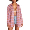 image:imageBB DAKOTA Womens Brooklyn ShacketVintage Purple