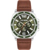 image:imageSteve Madden Mens Strap WatchSilverGreen