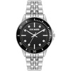 image:imageSteve Madden Womens Genuine Crystal Accented Bracelet WatchBlackSilver