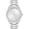 image:imageSteve Madden Womens Genuine Crystal Accented Bracelet WatchSilver
