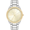 image:imageSteve Madden Womens Genuine Crystal Accented Bracelet WatchTwoToneChampagne