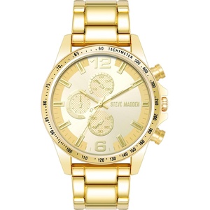 image:imageSteve Madden Mens Bracelet WatchChampagneGold