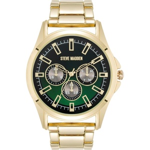 image:imageSteve Madden Mens Bracelet WatchGoldGreen