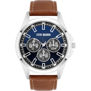 image:imageSteve Madden Mens Strap WatchBlueSilver