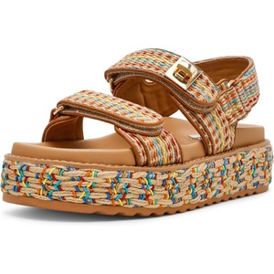 image:imageSteve Madden Womens Bigmona Platform SandalsMulti Raffia