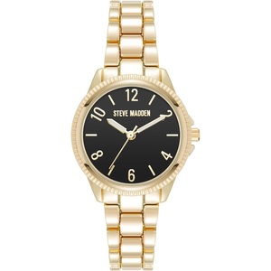 image:imageSteve Madden Womens Bracelet WatchBlackGold
