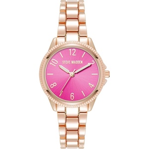 image:imageSteve Madden Womens Bracelet WatchHot PinkRose Gold