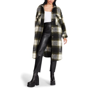 image:imageSteve Madden Womens Chloe Shacket CoatOlive Night