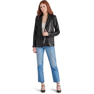 image:imageSteve Madden Womens Payton BlazerBlack Sequin