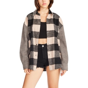 image:imageSteve Madden Womens Sophia Shacket CoatLight Taupe