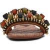 image:imageSteve Madden womens Marika  Casual SandalsBrown Multi Beaded