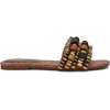 image:imageSteve Madden womens Marika  Casual SandalsBrown Raffia Beaded