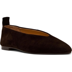 image:imageSteve Madden Womens Swanky Ballet FlatChocolate Brown Suede