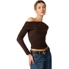 image:imageSteve Madden Womens Ryder Knit TopWalnut