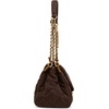 image:imageSteve Madden Womens Steve Madden Colette Quilted Flap Shoulder BagChocolate