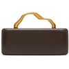 image:imageSteve Madden Womens Steve Madden Leena Wavy Handle ClutchChocolate