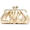 image:imageSteve Madden Womens Steve Madden Marisol Pleated Frame ClutchGold