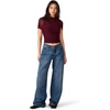 image:imageSteve Madden Womens Kerry Mesh TopDeep Fig