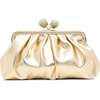 image:imageSteve Madden Womens Steve Madden Marisol Pleated Frame ClutchGold
