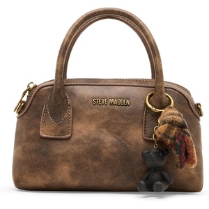image:imageSteve Madden MELODIE Small Dome Bag With ScarfDistressed Brown