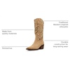image:imageSteve Madden Womens Albany Fashion BootTaupe Suede Cutout