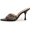 image:imageSteve Madden Womens Santi Heeled SandalBlack Multi Mesh