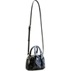 image:imageSteve Madden Womens Steve Madden Small Satchel With Scarf Wrap HandleBlack Croc