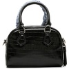 image:imageSteve Madden Womens Steve Madden Small Satchel With Scarf Wrap HandleBlack Croc