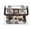 image:imageSteve Madden SCOOP Clear Convertible Bag with PouchBrown Print