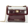 image:imageSteve Madden SCOOP Clear Convertible Bag with PouchWine