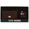 image:imageSteve Madden Wallet on a Chain Set with DangleBrown Suede
