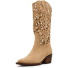 Taupe Suede Cutout