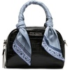 image:imageSteve Madden Womens Steve Madden Small Satchel With Scarf Wrap HandleBlack Croc