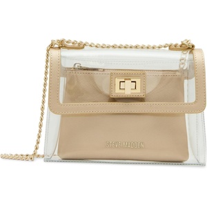 image:imageSteve Madden SCOOP Clear Convertible Bag with PouchChampagne