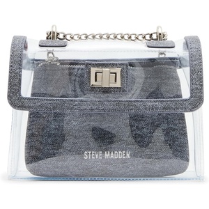 image:imageSteve Madden SCOOP Clear Convertible Bag with PouchDenim