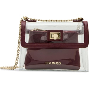 image:imageSteve Madden SCOOP Clear Convertible Bag with PouchWine