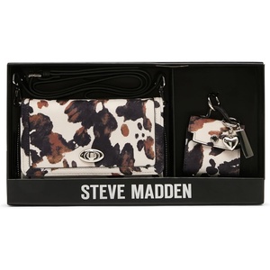 image:imageSteve Madden Wallet on a Chain Set with DangleBrown Print
